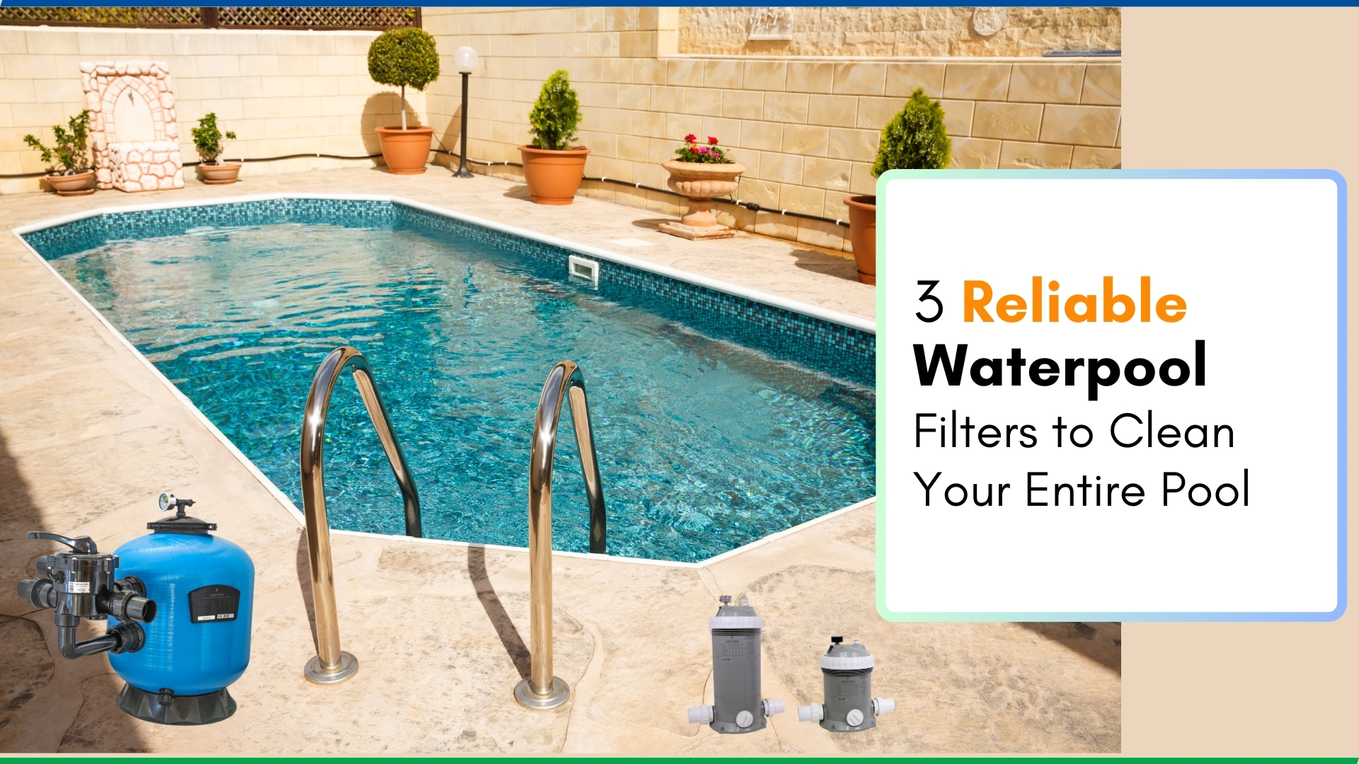 Water Pool Filters for to clean your entire swimming pools